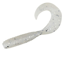 Силікон Gary Yamamoto Single Tail Grub 4" 20pc #Blue Perl With Large Silver