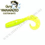 Силікон Gary Yamamoto Single Tail Grub 4" 20pc #Cinnamon With Large Black