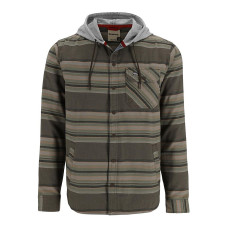 Сорочка Simms Santee Flannel Hoody  Hickory/Dolomite Blanket Stripe L