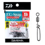 Вертлюг із застібкою Daiwa Eg-Snap S Rolling Swivel SS Quickly Toku