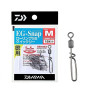 Вертлюг із застібкою Daiwa Eg-Snap S Rolling Swivel SS Quickly Toku
