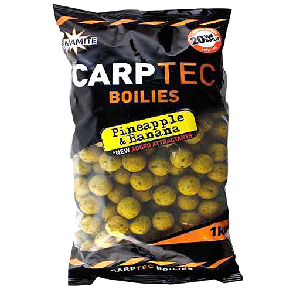 Бойли Dynamite Baits Carp-Tec Pineapple & Banana 20mm 1.8kg