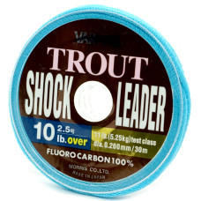 Флюрокарбон Varivas Trout Shock Leader Fluoro 30m 0.260mm #2.5 10lbs
