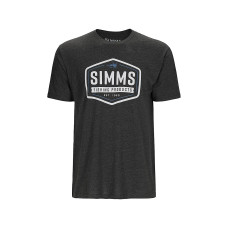 Футболка Simms Fly Patch T-Shirt Charcoal Heather M