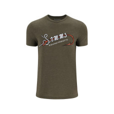 Футболка Simms Hook & Loop T-Shirt Military Heather XL