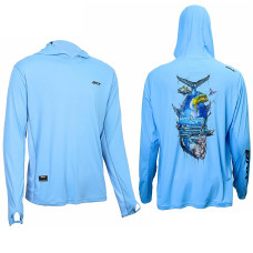 Худі BKK Performance Shirt GT Logo Light Blue XXXL
