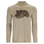 Худі Simms Tech Hoody - Artist Series Stone/Brown Trout L