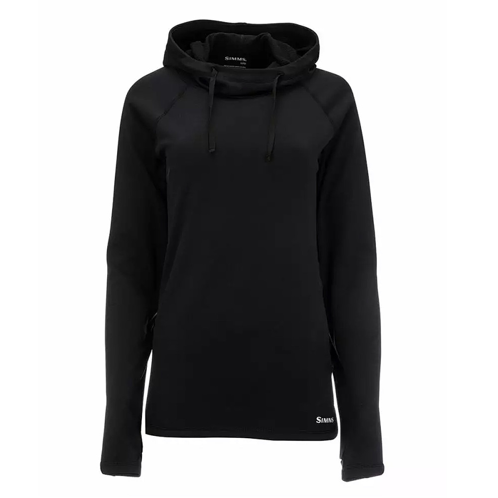 Худі жіноче Simms Women`s Heavyweight Baselayer Hoody Black XS