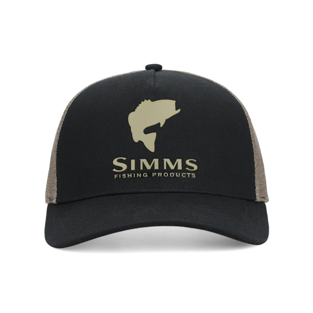 Кепка Simms Double Haul Trucker Stone Black