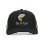 Кепка Simms Double Haul Trucker Stone Black
