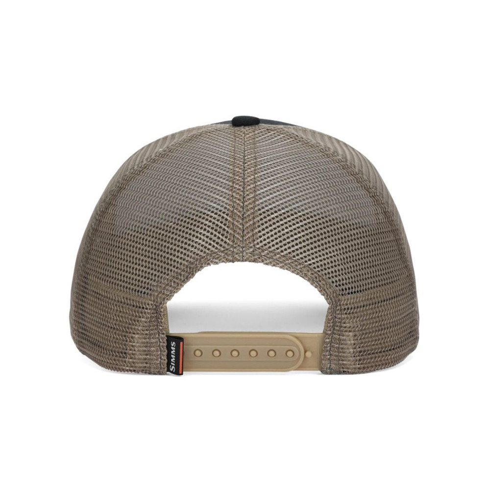 Кепка Simms Double Haul Trucker Stone Black