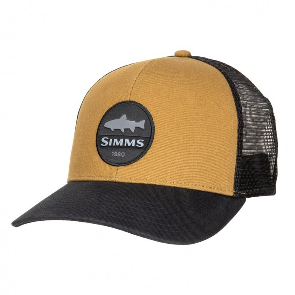 Кепка Simms Trout Patch Trucker Dark Bronze