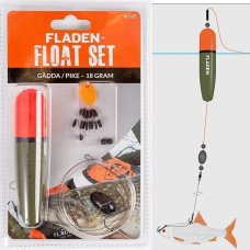 Комплект оснастки Fladen для ловлі щуки Pike Float-set 18g Комплект оснастки Fladen для ловлі щуки Pike Float-set 18g