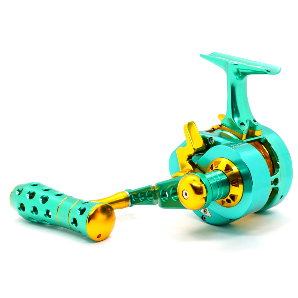 Котушка Jigging Master Underhead Yellow Fin Special #PE3 Reel Green/Gold