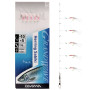 Монтаж Daiwa Grand Wave Herring Rig 135cm 0.3/0.4mm #10 Pink Glow