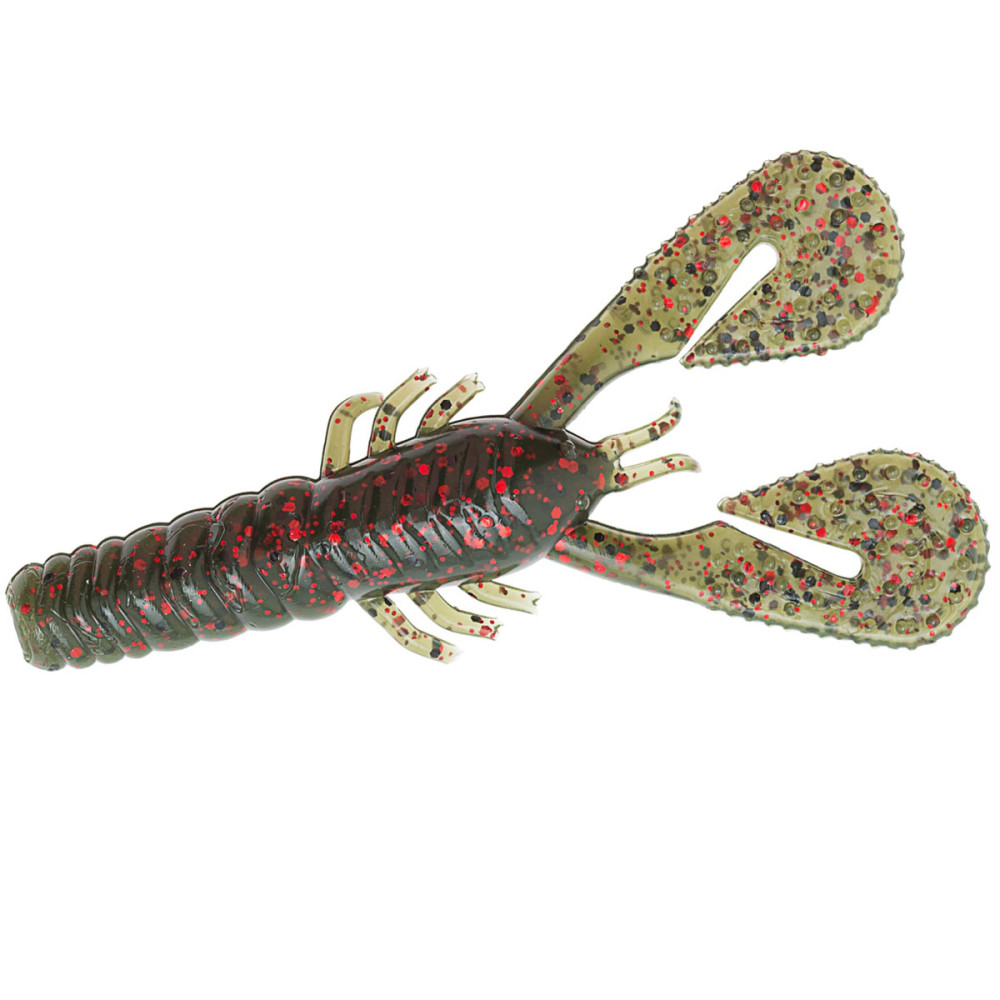 Плаваючий силікон ZMAN Turbo Crawz 4" 6pc #Green Pumpkin/Orange