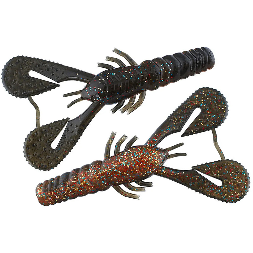 Плаваючий силікон ZMAN Turbo Crawz 4" 6pc #Green Pumpkin/Orange