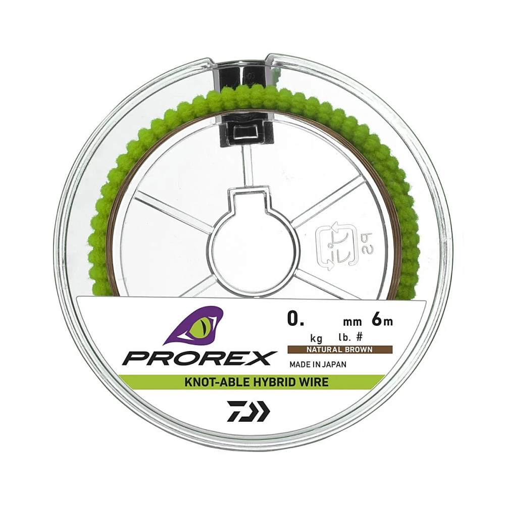 Повідковий матеріал Daiwa Prorex Hybrid Knotable Wire Brown 6m 5.4kg 0.300mm
