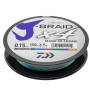 Шнур Daiwa J-Braid X4E 150m Multi Color 5.9kg 0.13mm #1.0
