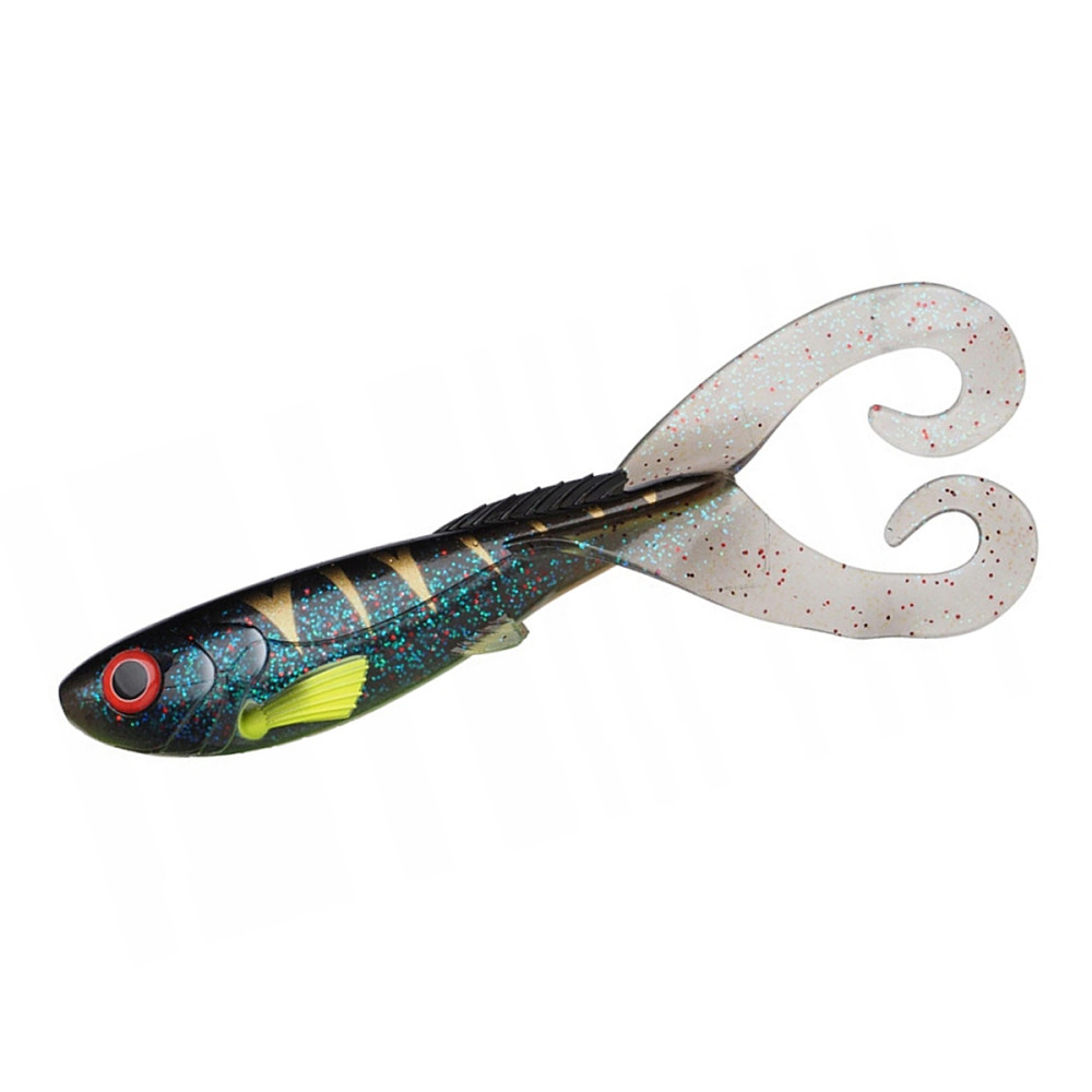 Силікон Abu Garcia Beast Twintail 210mm 74g #Albino Trout