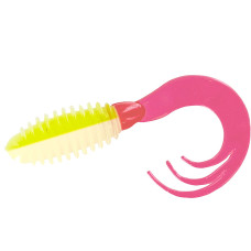 Силікон Big Bite Baits Ring Triple Tip Grub 2" 10pc #Bad Blood