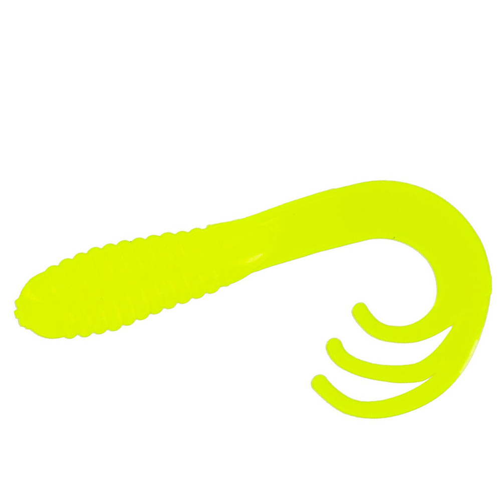 Силікон Big Bite Baits Triple Tip Grub 2" 10pc #Opaque Chart