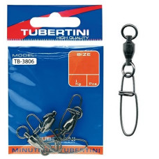 Вертлюг із застібкою Tubertini TB-3806 50kg 4pcs #4