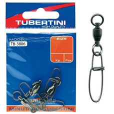 Вертлюг із застібкою Tubertini TB-3806 80kg 3pcs #6