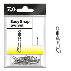 Вертлюжок з застібкою Daiwa Easy Snap 22kg #2 10pcs