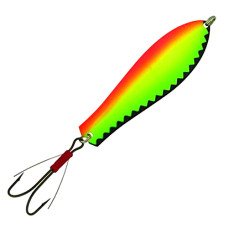 Блешня Kuusamo Professor 2 90mm 18g незачіп #BL/GR/FYe/FR-S