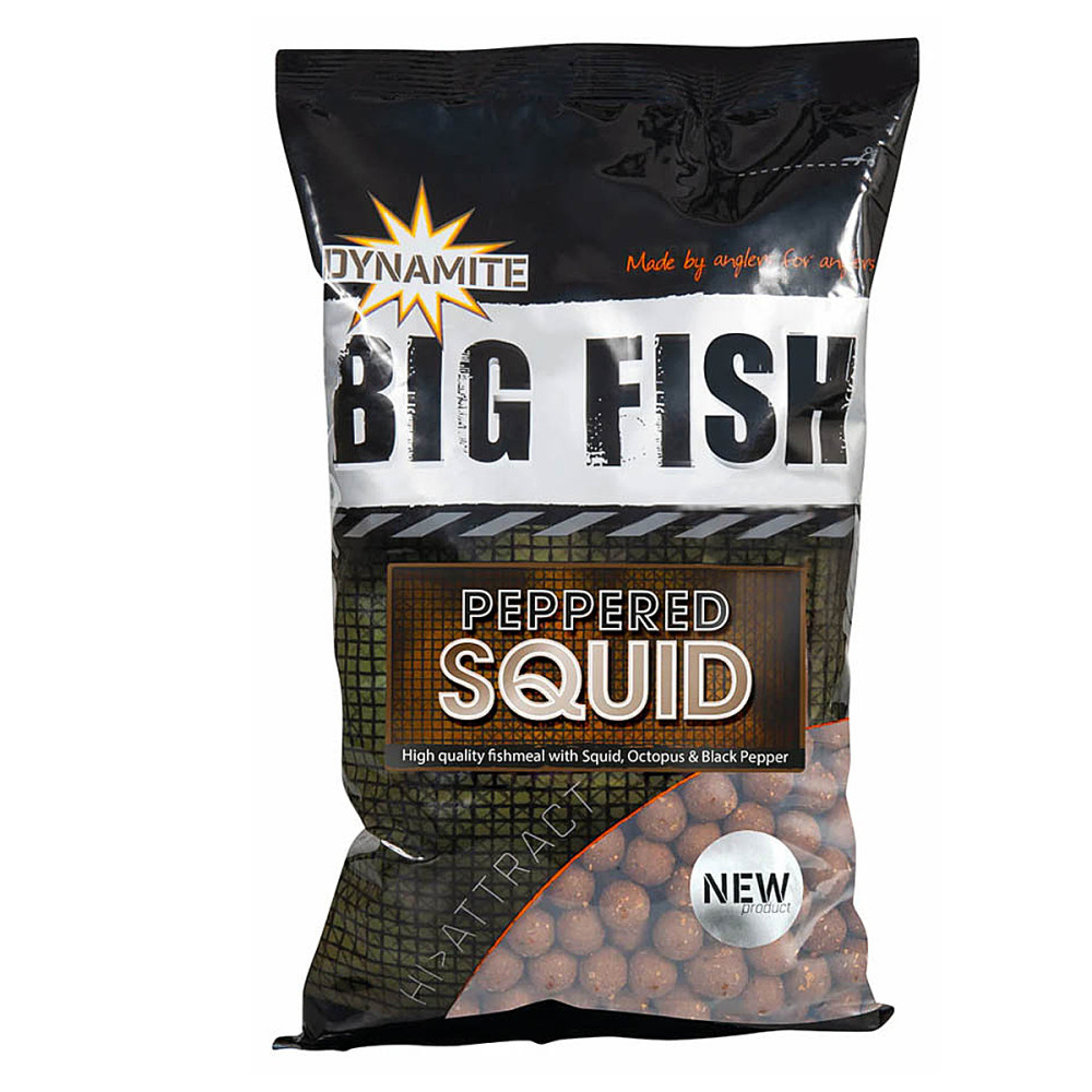 Бойли Dynamite Baits Peppered Squid Boilies 15mm 1kg