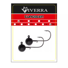 Джигголівка вольфрам Viverra 10,6g #3/0 Black