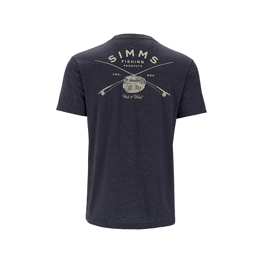 Футболка Simms Classic Tackle T-Shirt Navy Heather XL