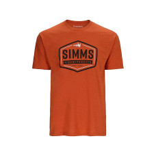 Футболка Simms Fly Patch T-Shirt Adobe Heather M