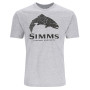 Футболка Simms Wood Trout Fill T-Shirt Grey Heather M