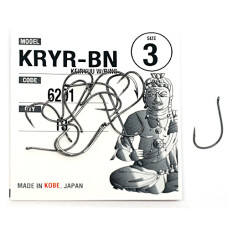 Гачки Fudo Keiryu W/Ring Black 3