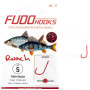 Гачки з повідцями Fudo Roach Red 5 0.16mm 60cm
