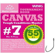 Гачок форелевий Varivas MLD Tournament Hook Canvas Value Pack #7 55pcs