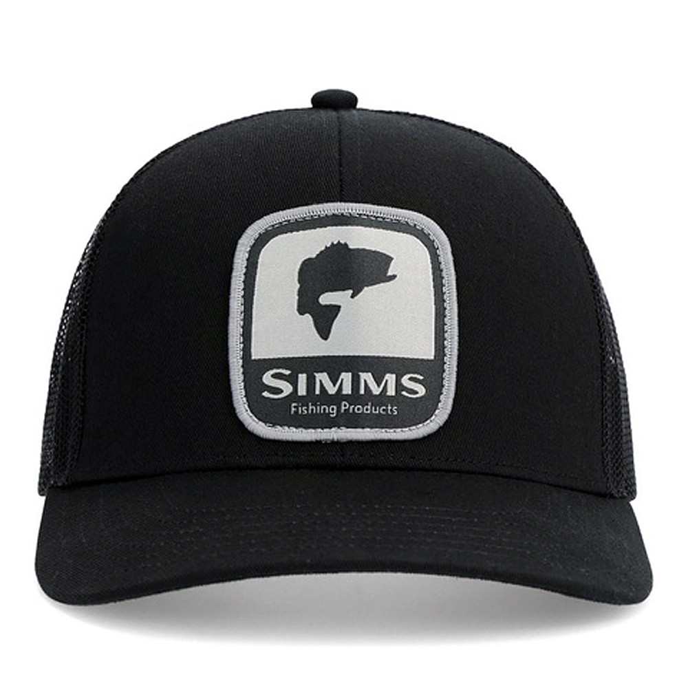 Кепка Simms Double Haul Icon Trucker Bass Black
