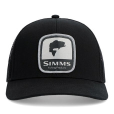 Кепка Simms Double Haul Icon Trucker Bass Black