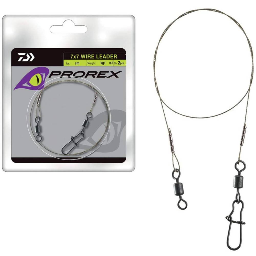 Повідець Daiwa Prorex 7x7 Wire Leader 20cm 15kg