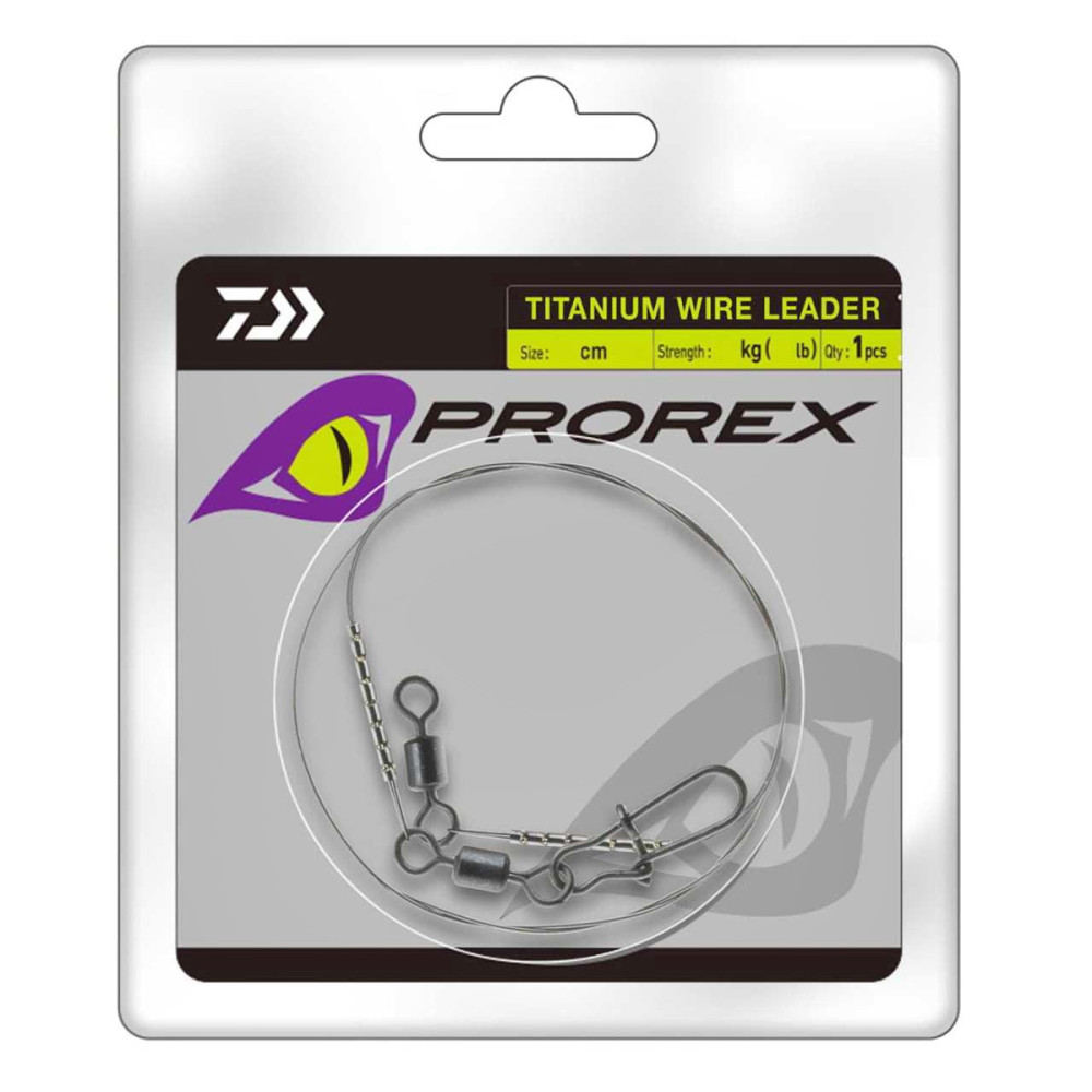 Повідець Daiwa Prorex Titanium Wire Leader 20cm 18kg
