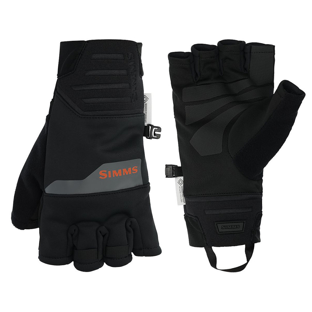 Рукавички Simms Windstopper Half-Finger Glove Black M