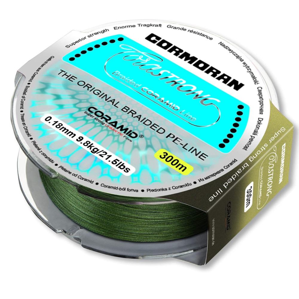 Шнур Cormoran Corastrong Green 300m 11.2kg 0.20mm