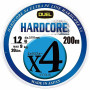Шнур Duel Hardcore X4 200m 5Color Yellow Marking 8kg 0.171mm #1.0