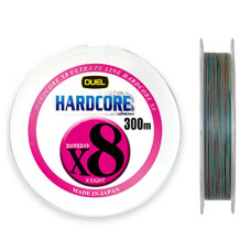 Шнур Duel Hardcore X8 300m 5Color Yellow Marking 16kg 0.24mm #2.0