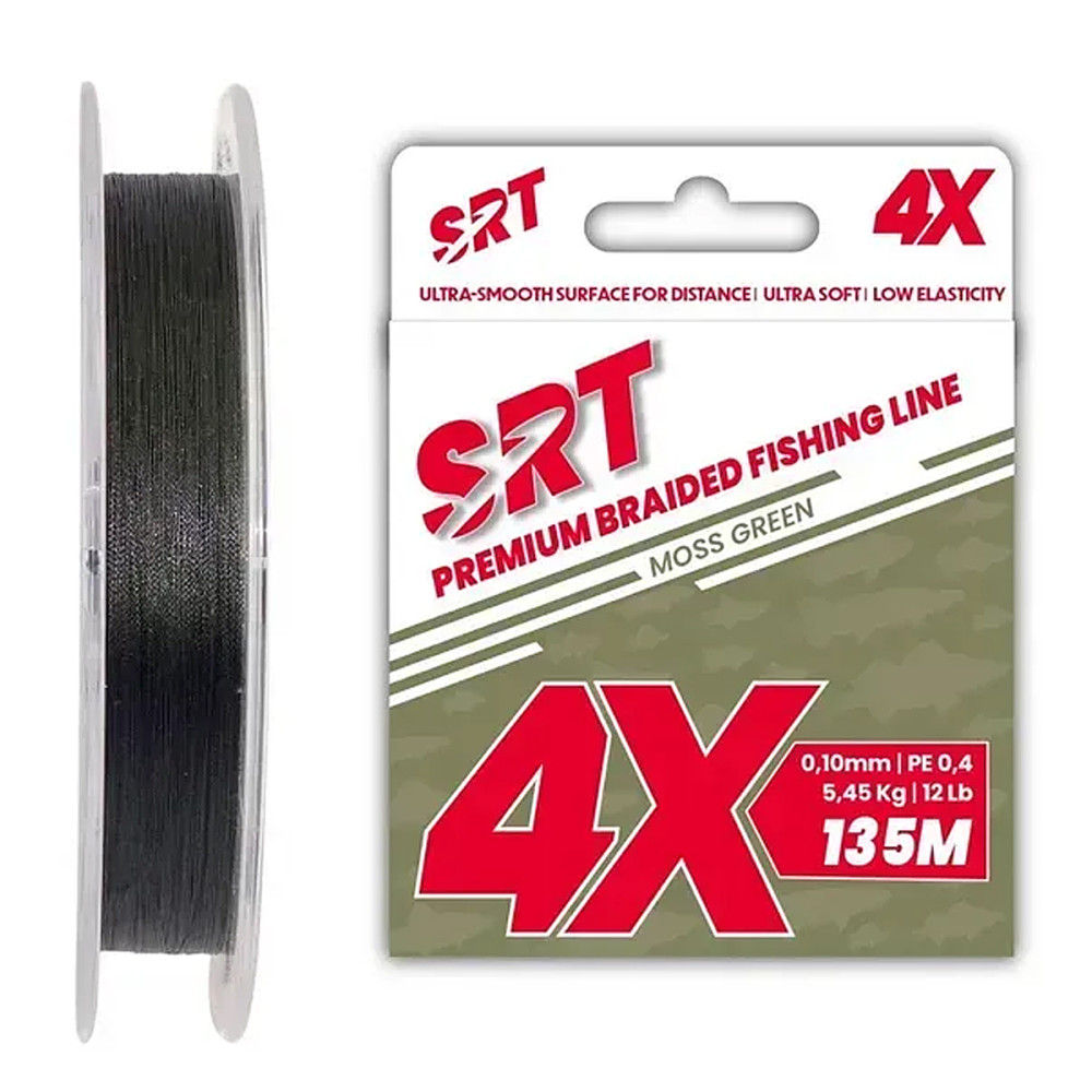 Шнур Sert SRT 4Х Moss Green 135m 11.36kg #0.20