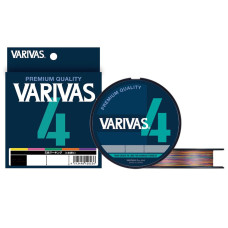 Шнур Varivas PE Line X4 Multicolor 300m 25.36kg 0.330mm #4.0