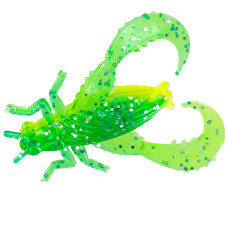 Силікон Big Bite Baits Bug Series-Cricket 1.25" 10pc #Tractor Green