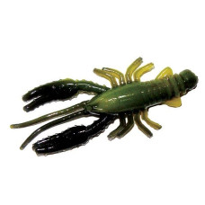 Силікон Big Bite Baits Craw 1.5" 10pc #Black Opaque/Chartreuse